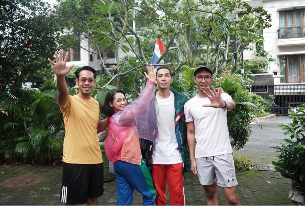Empat founder Indo Sweat Camp: Opaz, Andien, Ippe, dan Kris.